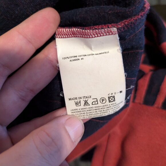 Vivienne Westwood V-Neck Sweater in Red and Black - Picture 7 of 7